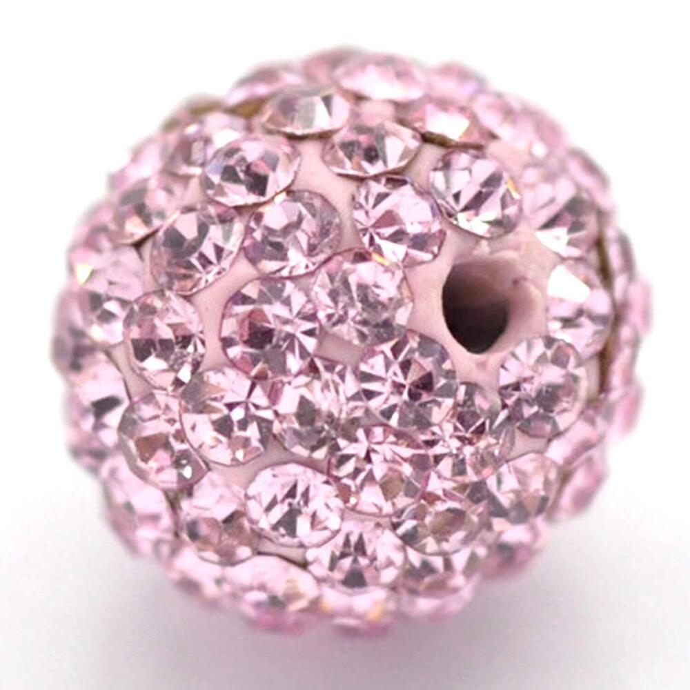 2684 Pave Czech Crystal Disco Ball Clay Beads fit Shamballa Jewelry 100pcs